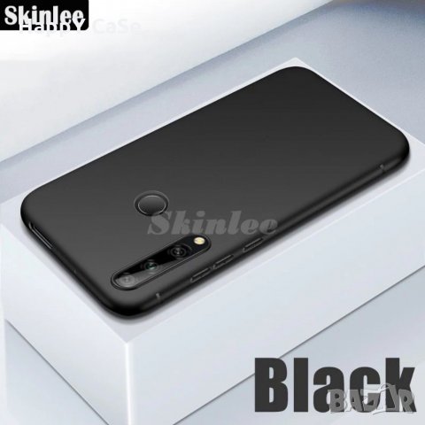 Тънък черен мат кейс калъф гръб за Huawei P40 Lite E, снимка 6 - Калъфи, кейсове - 28622398