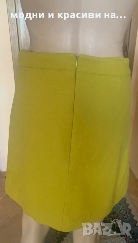 Пола  MARC O'POLO цвят горчица ( вълна), размер 42(L), снимка 3 - Поли - 53141819