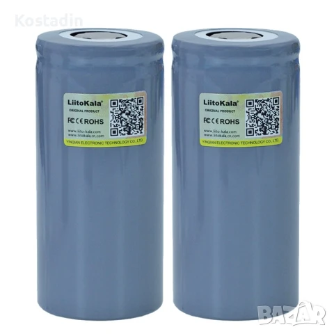 Батерия литиево йонна LiitoKala 32700 LiFePO4 3.2V 6500mAh 35A ., снимка 2 - Оригинални батерии - 50779587