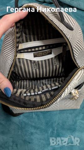 Раница Silver & Polo черно -бяла, снимка 2 - Чанти - 53139414