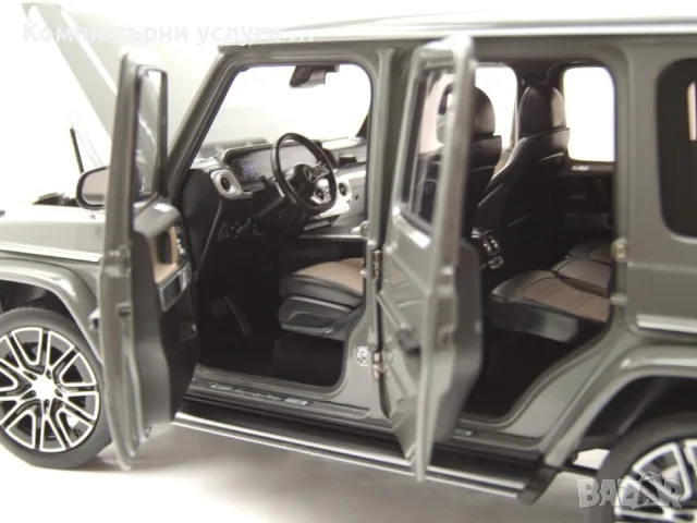 Mercedes-Benz G-Klasse G-Modell 2024 - мащаб 1:18 на Norev моделът е нов в кутия, снимка 8 - Колекции - 56193013