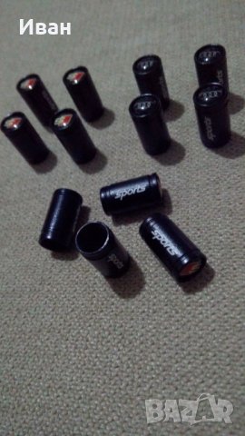 Висококачествени черни метални капачки за вентили винтили Ауди Audi , S line BMW M кола автомобил , снимка 6 - Аксесоари и консумативи - 30330805