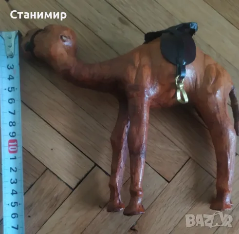 Камила от естествена кожа, снимка 4 - Декорация за дома - 48367141