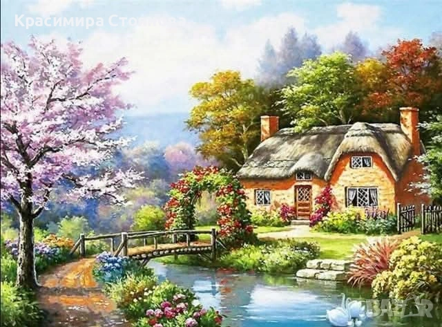  Картини за рисуване по номера , снимка 14 - Други игри - 52484089