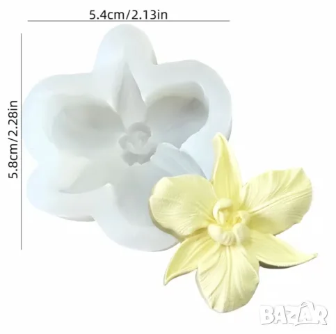 Молд орхидея (3), снимка 2 - Форми - 55772603