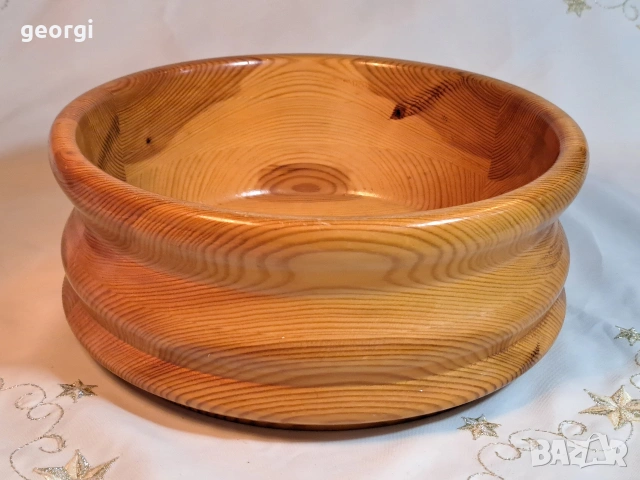 голяма дървена купа 31/4