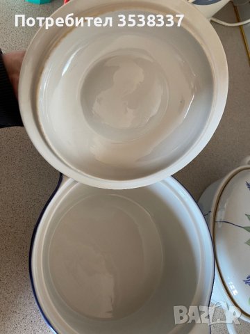 2 броя порцеланов съд/ тенджера за топло сервиране с капак, снимка 10 - Съдове за готвене - 39503461