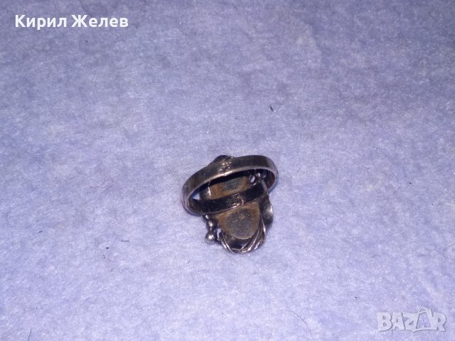 СТАРИНЕН АР НУВО СРЕБЪРЕН ВИСОКА ПРОБА ПРЪСТЕН с ШЛИФОВАН БЯЛ ИВИЧЕСТ АХАТ и ПЕЧАТ на БИЖУТЕРА 34441, снимка 17 - Антикварни и старинни предмети - 39547206