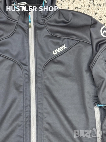 Мъжки работен софтшел UVEX.Размер M, снимка 2 - Спортни дрехи, екипи - 52577615