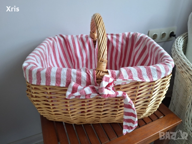 Ратанови кошове, снимка 8 - Декорация за дома - 25578998
