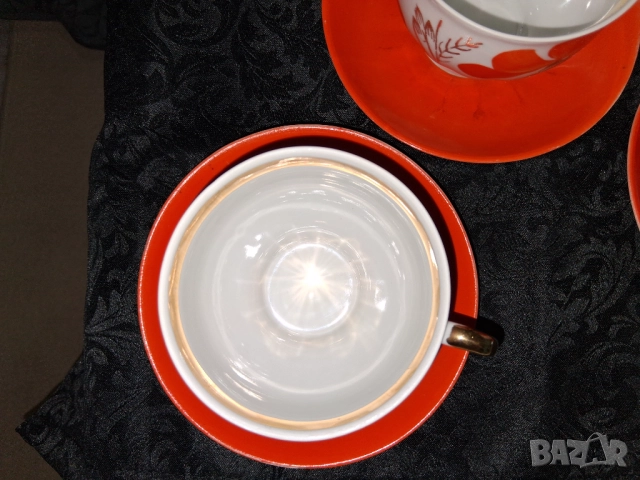 Руски сервиз за чай, снимка 4 - Антикварни и старинни предмети - 51774710