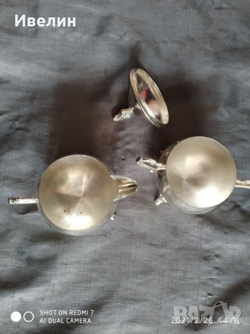 метална каничка за мляко и захарница-комплект, снимка 4 - Антикварни и старинни предмети - 31965746