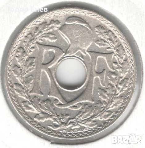 France-10 Centimes-1937-KM# 866a, снимка 2 - Нумизматика и бонистика - 44920117