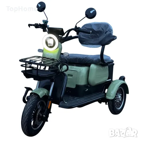 Електрическа триколка X3 1800W (Зелен) (50км+ пробег) 2026