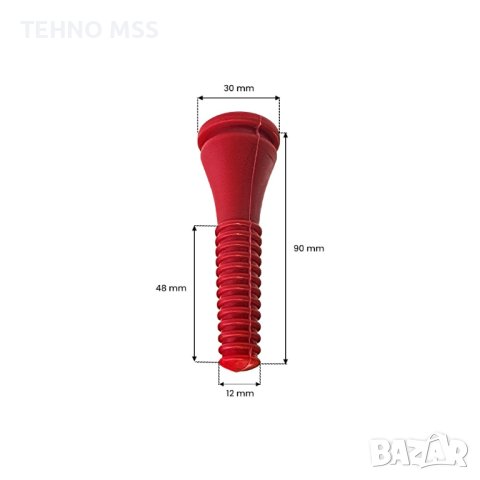 Гумени Пръсти, Палци, Тампони за машина за скубане на пера PROFI A C1907/К-кт 10 броя, снимка 5 - За птици - 42523371