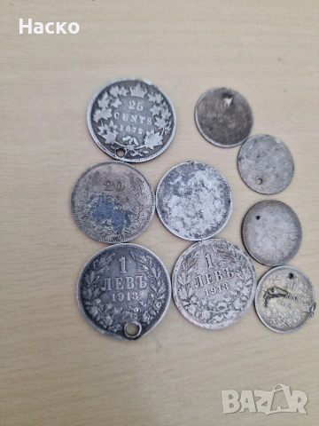 Сребърни монети за материал 25гр., снимка 2 - Нумизматика и бонистика - 54067530