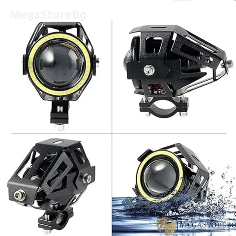 Халоген за мотоциклет 0301 12-24V 2БР/К-Т, снимка 2 - Аксесоари и консумативи - 47524390