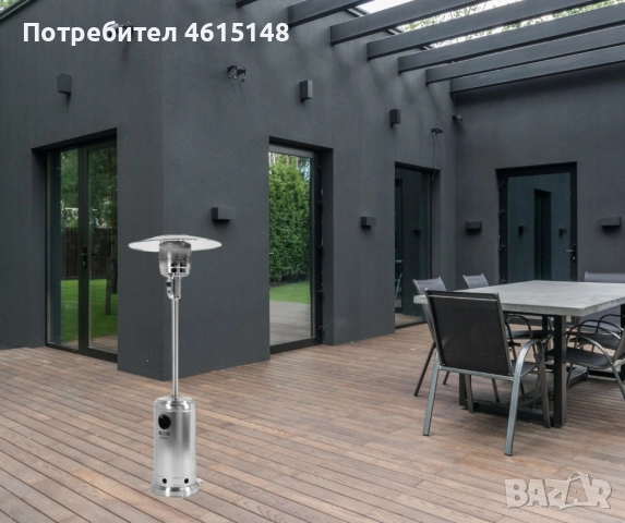 Външен газов отоплител, 13kW, гъба, инокс, снимка 5 - Отоплителни печки - 51984161