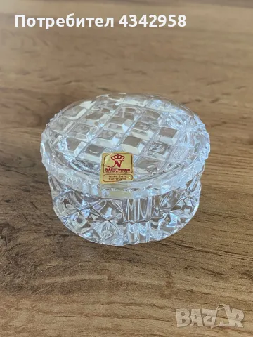 Vintage. Nachtmann.Кристална кутия за бижута., снимка 2 - Декорация за дома - 49358517