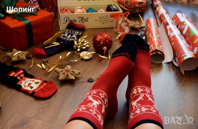 Луксозни бамбукови коледни чорапи+подарък, снимка 5 - Други - 30923262