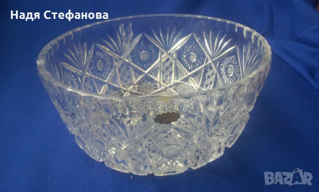 Кристална бонбониера, полски кристал с лек дефект, снимка 10 - Други - 31666153