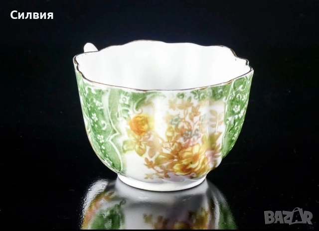 Чаша с чинийки, снимка 9 - Антикварни и старинни предмети - 53298565