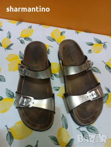 Кожени чехли Italy N 38 - 12 лв, снимка 7 - Чехли - 51620269