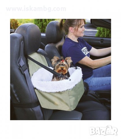 ЧАНТА ЗА ПРЕНАСЯНЕ НА ДОМАШНИ ЛЮБИМЦИ И СТОЛЧЕ ЗА КОЛА 2 В 1 - код 1799
