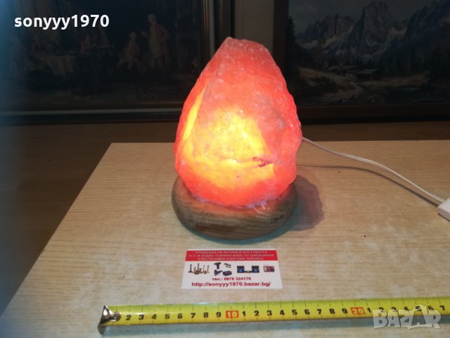 salzkristall lampe germany 1602211902, снимка 2 - Колекции - 31840962