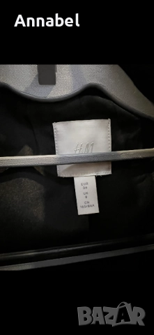 Черно палто H&M, снимка 2 - Палта, манта - 52563740