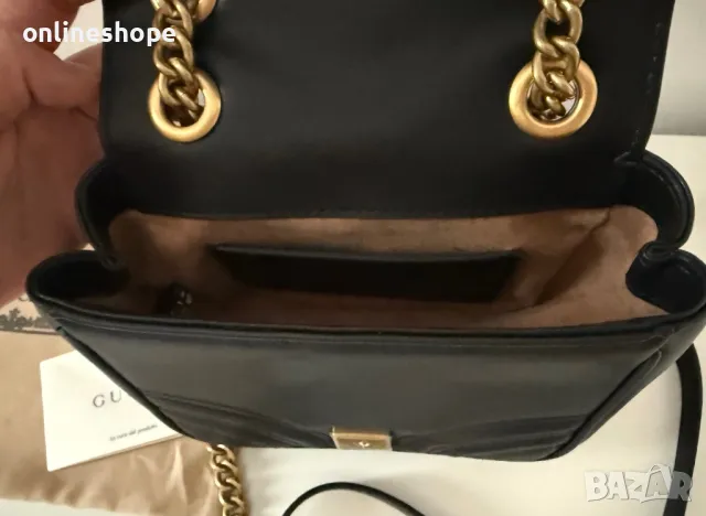 Дамска чанта GUCCI - Естествена кожа , снимка 5 - Чанти - 49737138