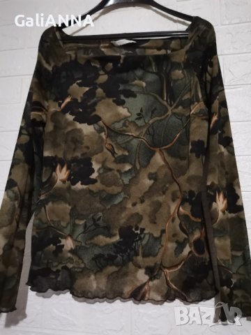 СТРАХОТНА И ЕФЕКТНА БЛУЗА XL, снимка 4 - Туники - 40692762