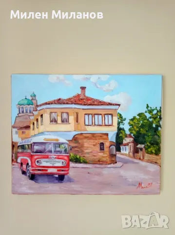 Картина рисувана с маслени бои , снимка 2 - Картини - 50029883