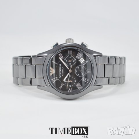 EMPORIO ARMANI Ceramica Chronograph AR1400. Нов мъжки часовник, снимка 4 - Мъжки - 31544321