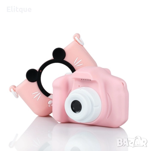 HD цифров фотоапарат за деца – 1080P видео, забавни рамки и устойчив дизайн, снимка 4 - Други - 52591104