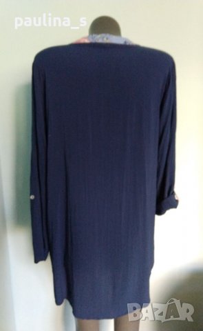 Ефирна туника тип блуза "S'Oliver" / голям размер , снимка 4 - Туники - 37386026