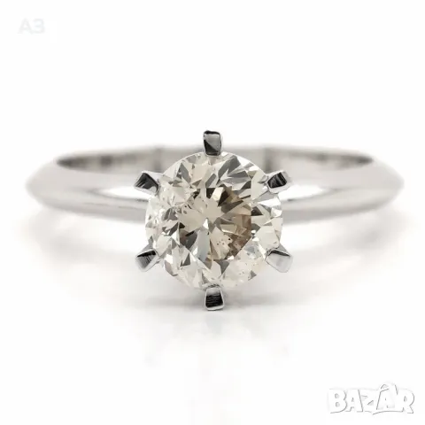 Венчален диамантен Пръстен, снимка 9 - Пръстени - 48442401