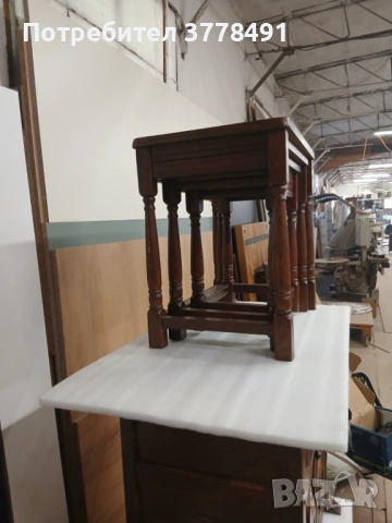 Дъбови масички тип 3 в 1, снимка 4 - Маси - 53909824