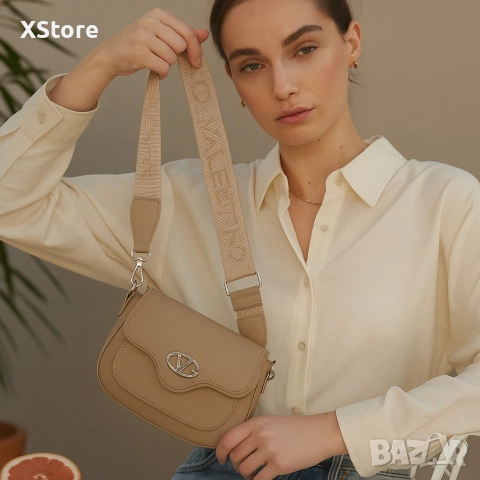 Ежедневна дамска чанта с регулируема дръжка, снимка 10 - Чанти - 52585814