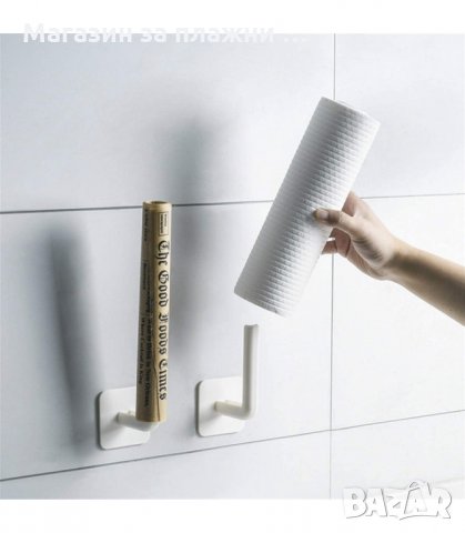ПОСТАВКА ЗА РОЛКА КУХНЕНСКА ИЛИ ТОАЛЕТНА ХАРТИЯ, ЛЕПЯЩА - КОД 3224, снимка 2 - Други стоки за дома - 34119019