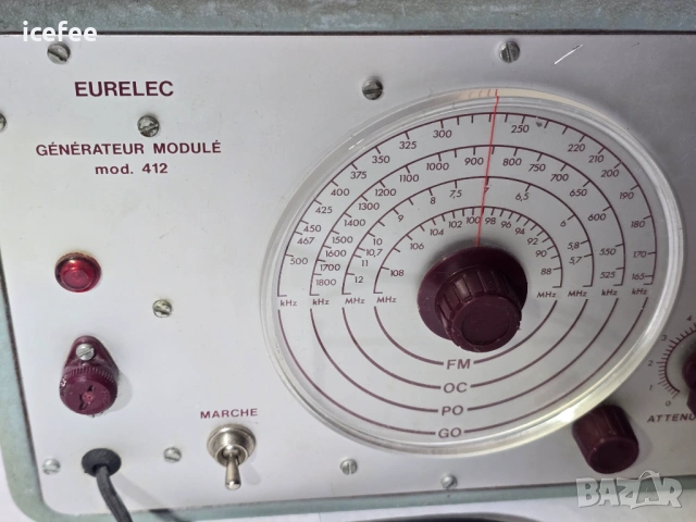 Eurelec 412 високочестотен сигнал генератор, снимка 4 - Друга електроника - 54318861