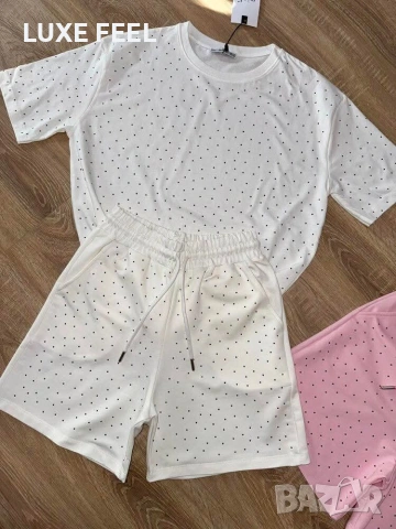 🤍Дамски Комплект с Камъни 