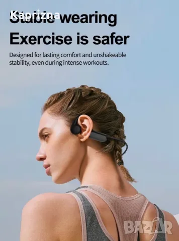 Bluetooth слушалки с технология Bone Conduction, снимка 3 - Слушалки, hands-free - 56057993