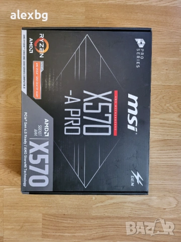 Комбо х570 MSI AMD Ryzen 3900x Wraith prism cooler