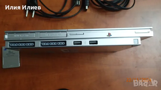 Sony PlayStation 2 Super Slim Silver Edition + 3 игри подарък, снимка 9 - Игри за PlayStation - 48070444