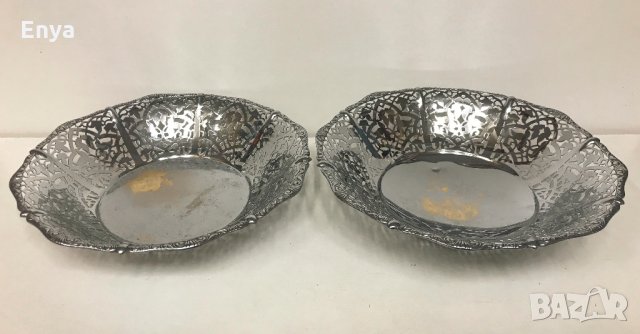 Метална фруктиера - Винтидж кошница за хляб или плодове , снимка 8 - Антикварни и старинни предмети - 34497801