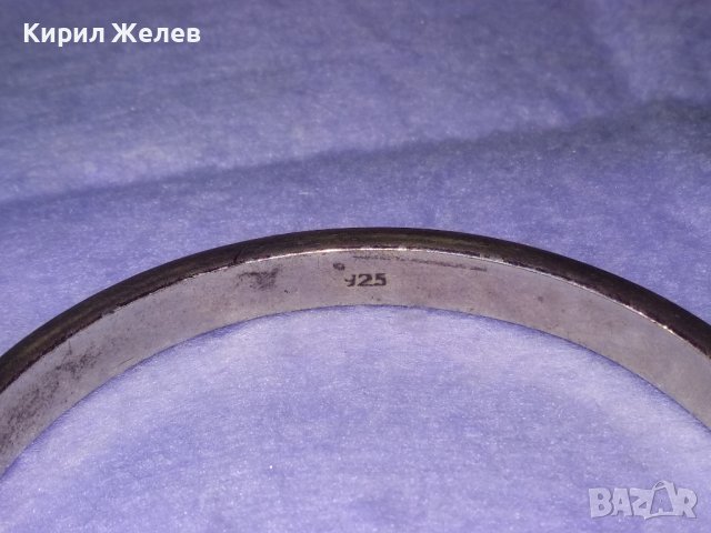 СТИЛНА и КРАСИВА СРЕБЪРНА РЕТРО АРТ ГРИВНА СРЕБРО 925 Стара МАЙСТОРСКА РЪЧНА ИЗРАБОТКА 37153, снимка 14 - Гривни - 42657333