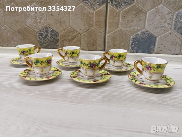 Мини порцеланов сервиз за чай, снимка 1 - Колекции - 42545208
