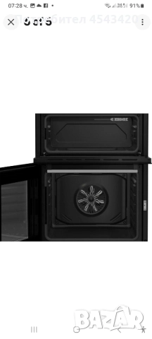 Керамична готварска печка с две фурни BEKO , снимка 6 - Печки, фурни - 51235455