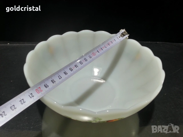 френски аркопал купа , снимка 2 - Антикварни и старинни предмети - 54336398